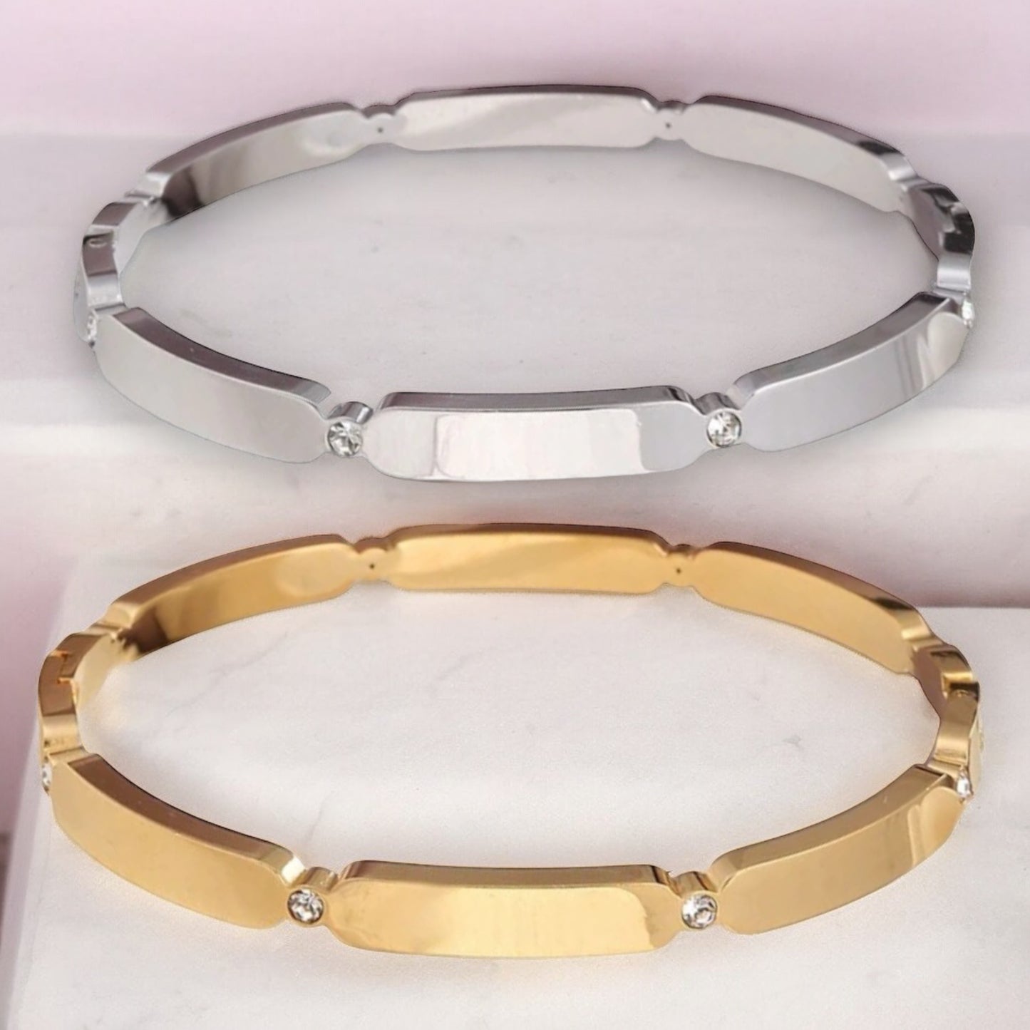 TATIAbu Bangle in Silver or Gold P83