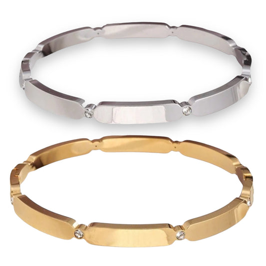 TATIAbu Bangle in Silver or Gold P83