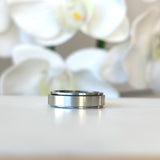 Spinning fidget ring for men or women