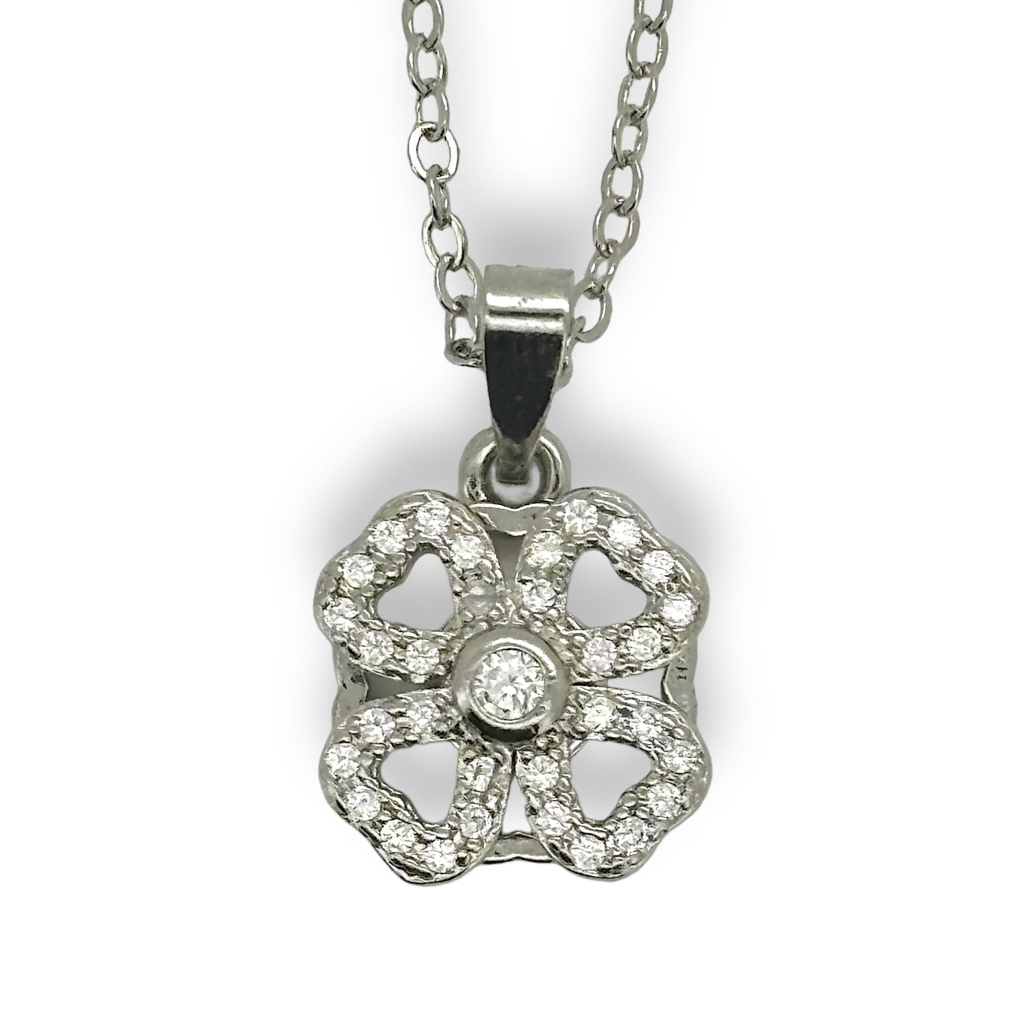 Beautiful Crystal Anxiety , ADHD fidget spinning necklaces P17
