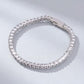 Tennis Bracelet - LUX Square cut crystal in Silver or Gold Unisex Mens Women’s D1
